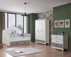 Ottoman Grey Montessori Oda Takımı