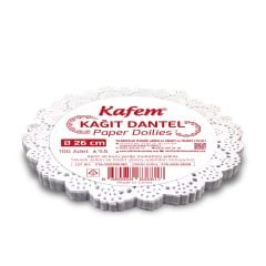 Kafem Dantel Kağıt 26 cm 100 Adet