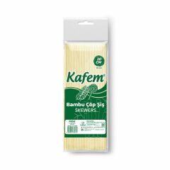 Kafem Bambu Çöp Şiş 20 cm 100 Lü X 200 Paket (Koli)