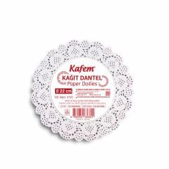 Kafem Dantel Kağıt 22 cm 100 Lü x 24 Paket