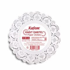 Kafem Dantel Kağıt 28 cm 100 Lü x 5 Paket