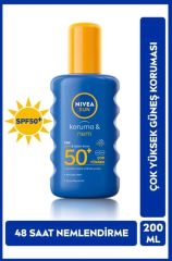 Nivea Koruyucu Nemlendirici SPF30 200 ml Sprey Güneş Kremi