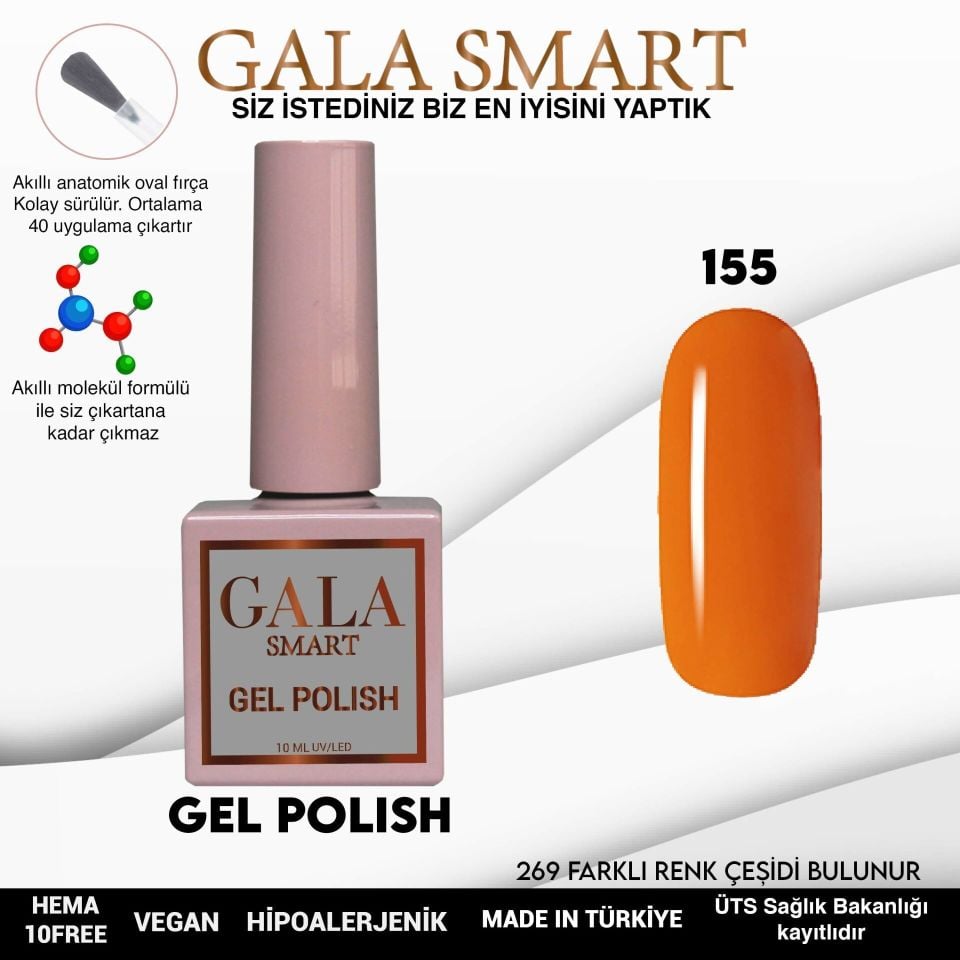 GALA SMART CLASSİC KALICI OJE 10 mle NO:155