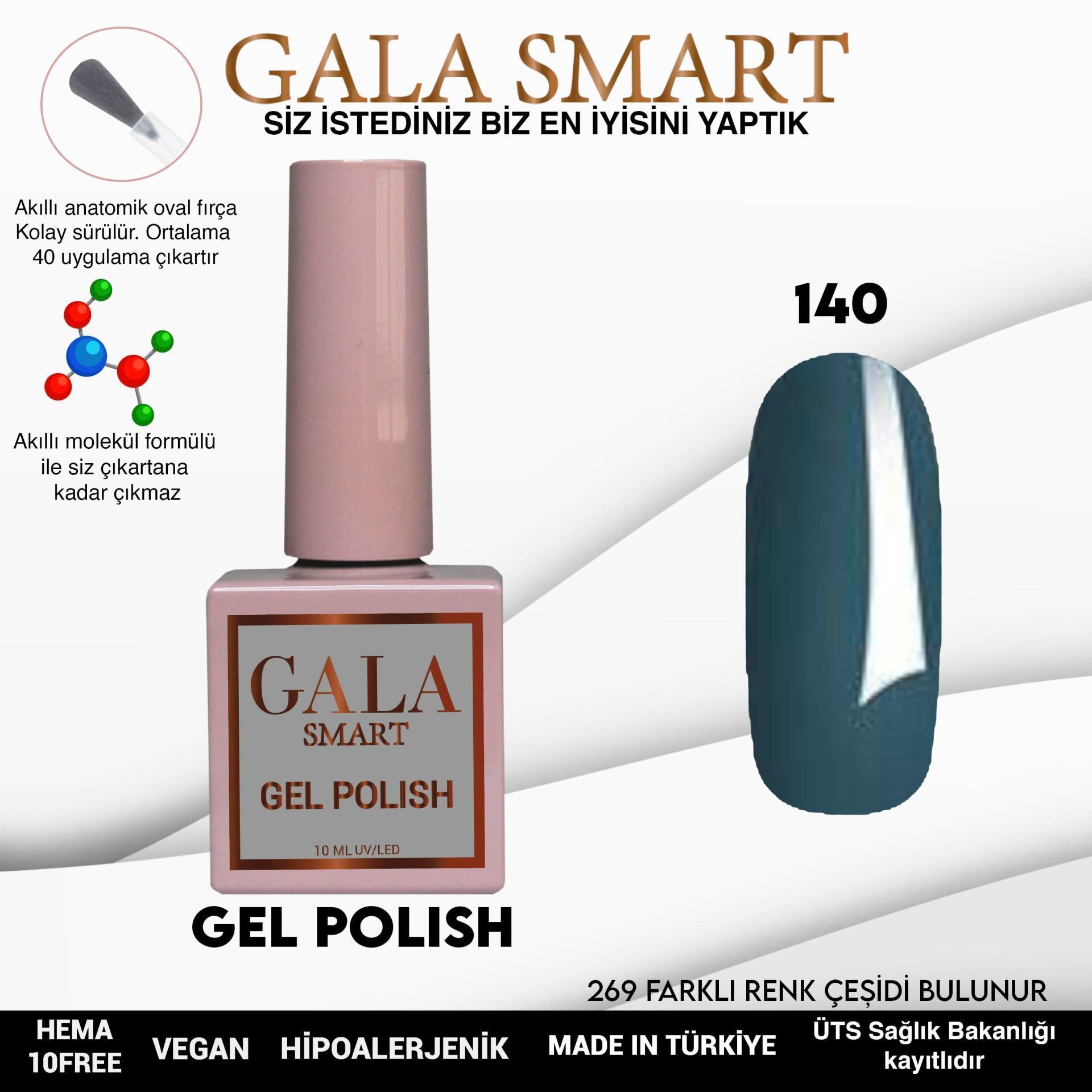 GALA SMART CLASSİC KALICI OJE 10 mle NO:140