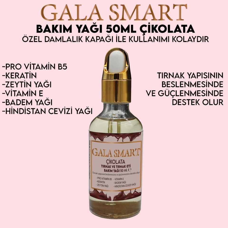 GALA TIRNAK BAKIM YAĞI 50 ML - ÇİKOLATA