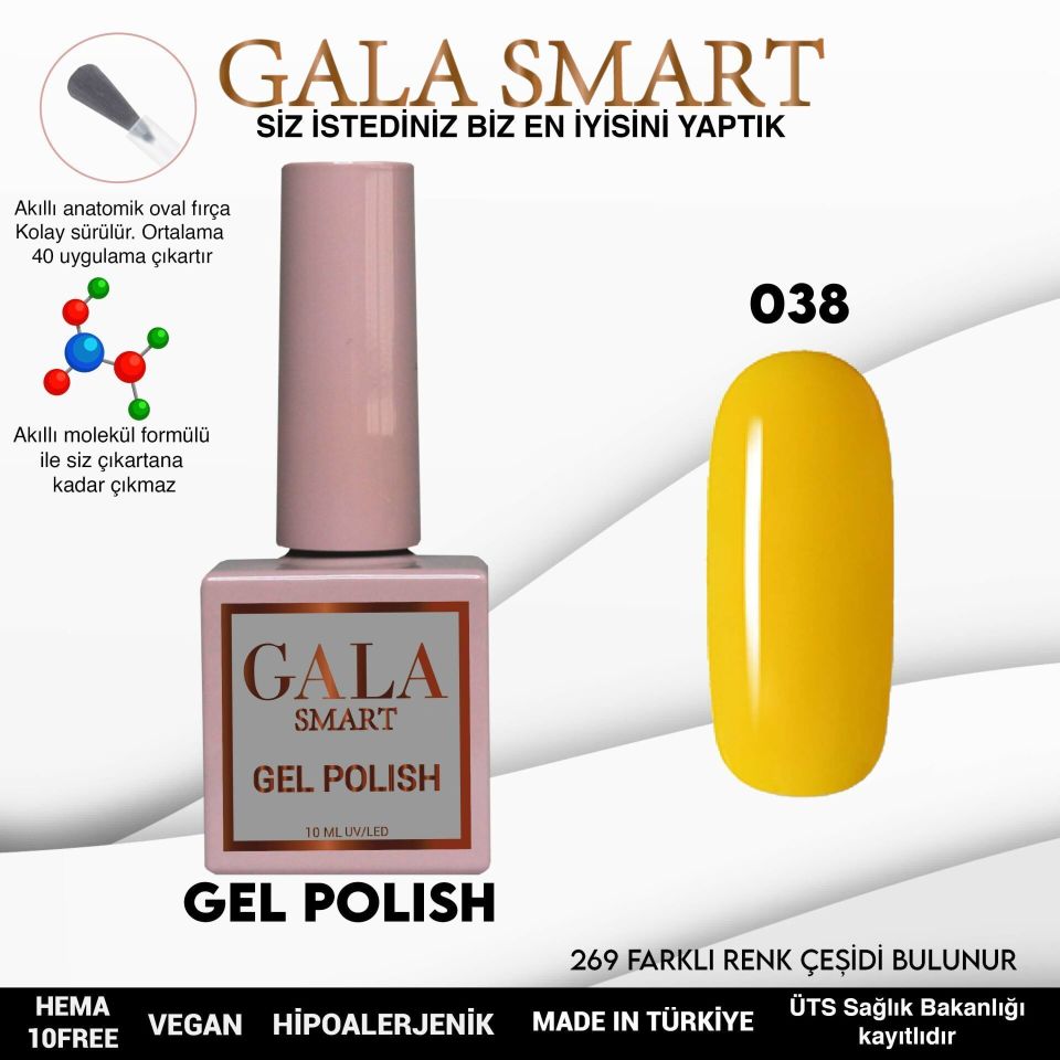 GALA SMART CLASSİC KALICI OJE 10 mle NO:038