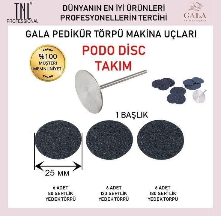 GALA - PODODİSK TAKIM (BAŞLIK + 18 TÖRPÜ UÇ TAKIM)