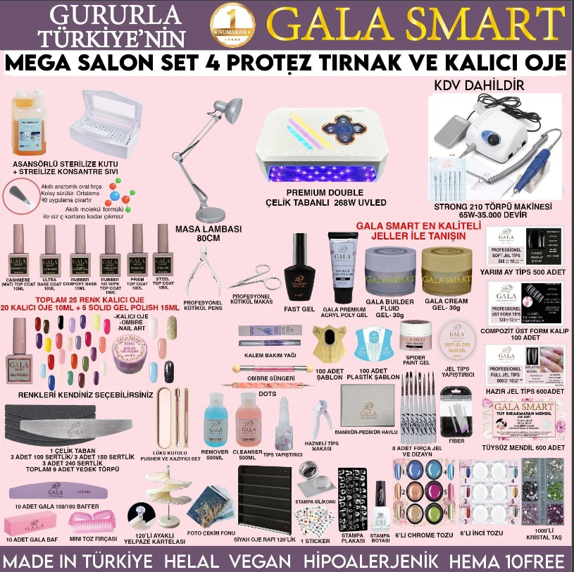 GALA SMART - MEGA PROF. SET 4 - STRONG 210 FREZE MAKİNALI