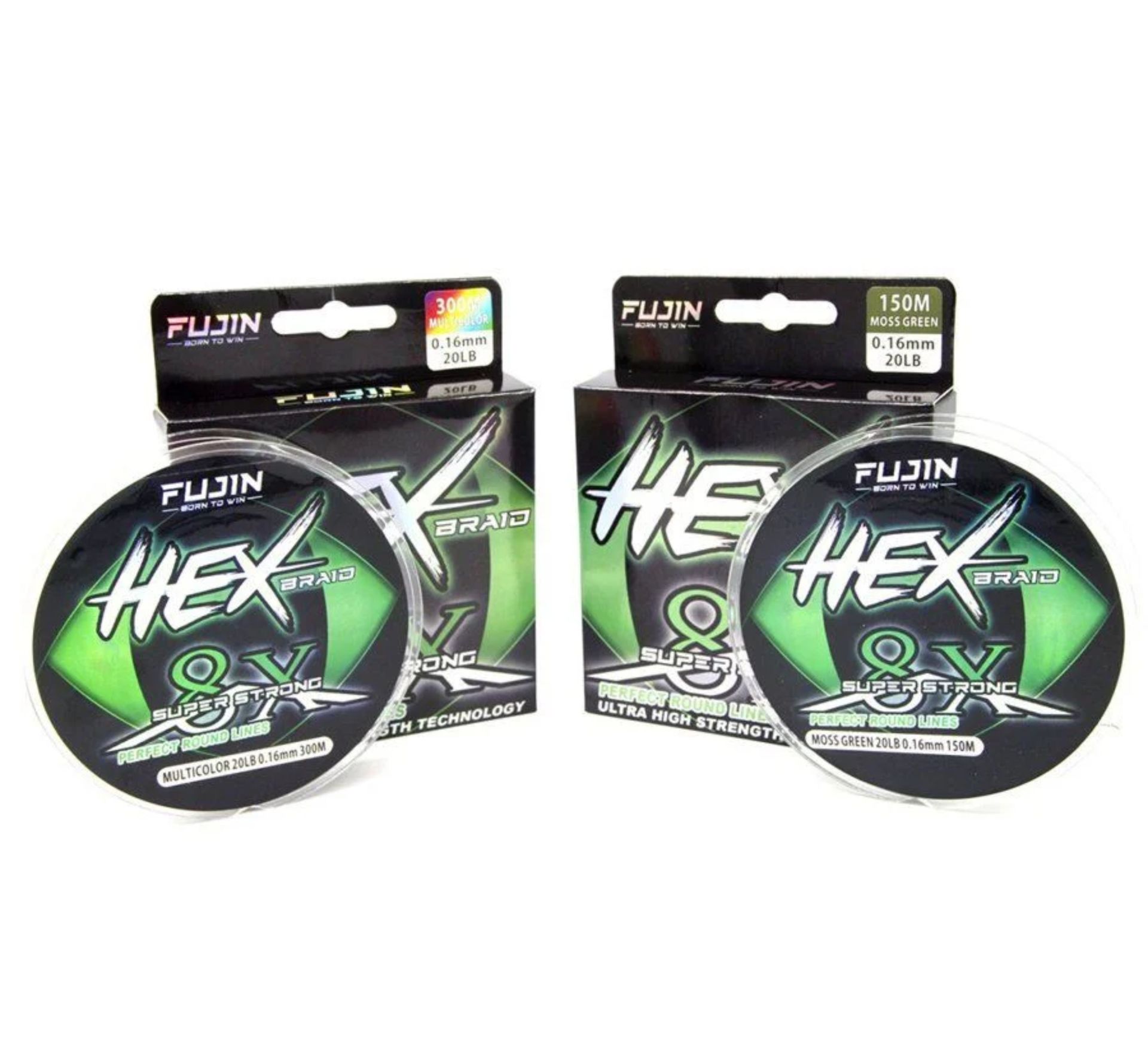 Fujin Hex Braid 8x 150mt Moss Green PE İp Misina