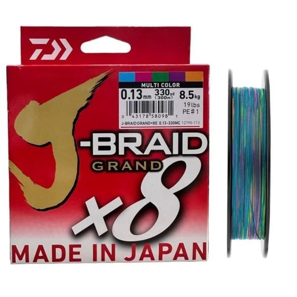 Daiwa J-Braid Grand 8B 300 M Multicolor İp Misina