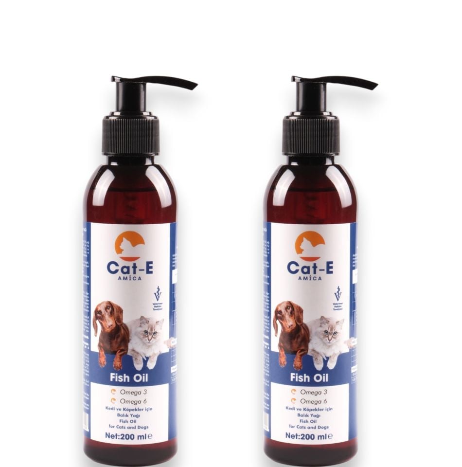 BALIK YAĞI (FİSH OİL) KEDİ VE KÖPEKLER İÇİN 2Lİ SET