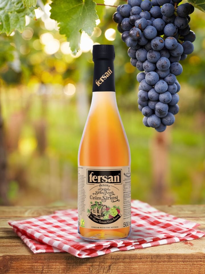 Fersan Detox  Sirke Analı Üzüm Sirkesi 500 CC Cam