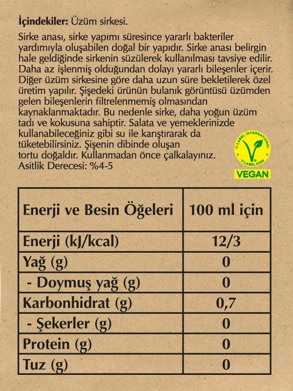 Fersan Detox  Sirke Analı Üzüm Sirkesi 500 CC Cam