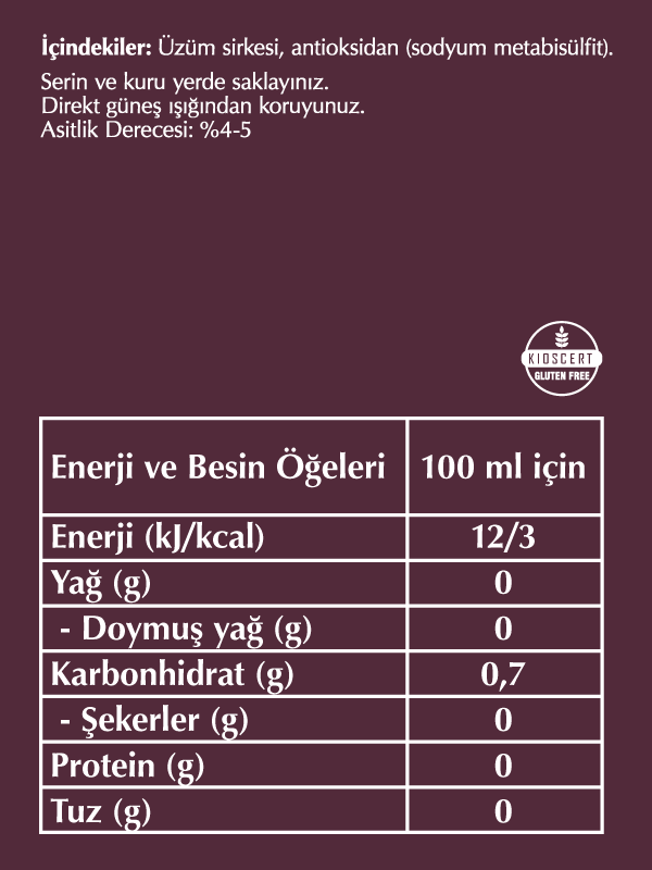 Fersan Üzüm Sirkesi 2 Lt Pet