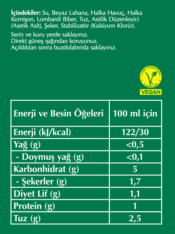Fersan Karışık Turşu 720 CC