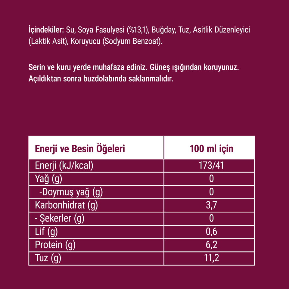 Aiko Tuzu Azaltılmış Soya Sosu 250 CC Cam