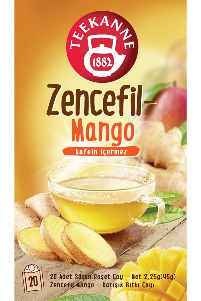 Teekanne Zencefil - Mango Karışık Bitki Çayı