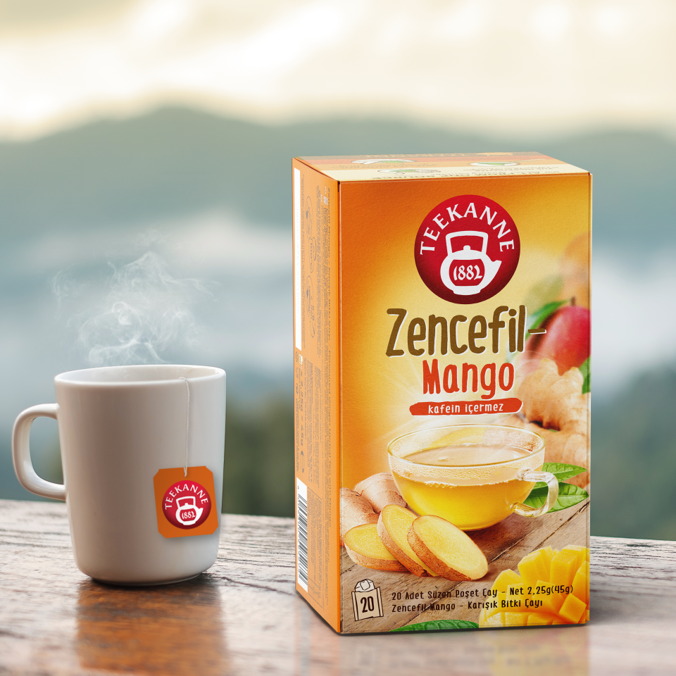 Teekanne Zencefil - Mango Karışık Bitki Çayı