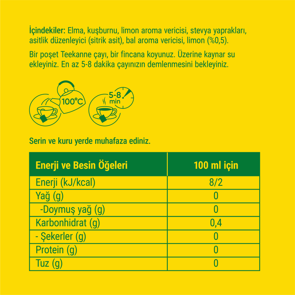 Teekanne Limon Karışık Meyve Çayı