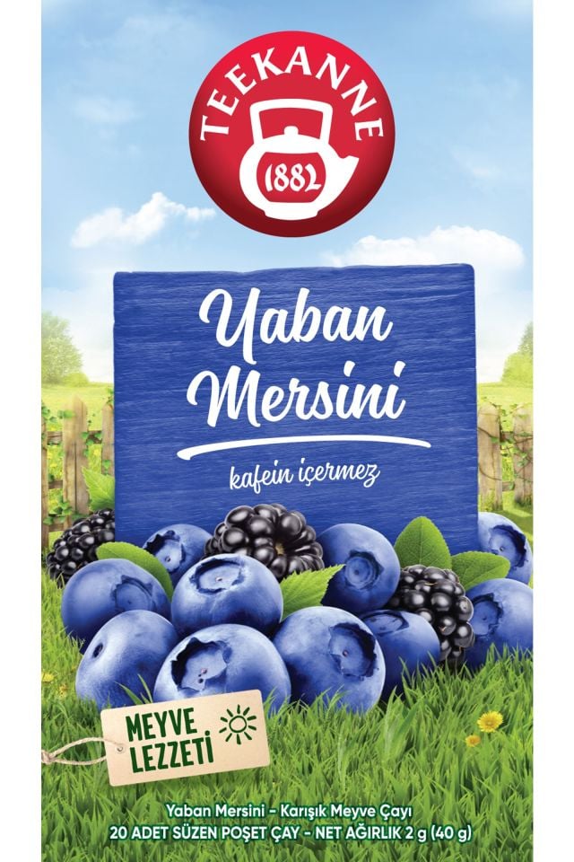 TEEKANNE YABAN MERSINI KARISIK MEYVE ÇAYI - 40 G X3 ADET