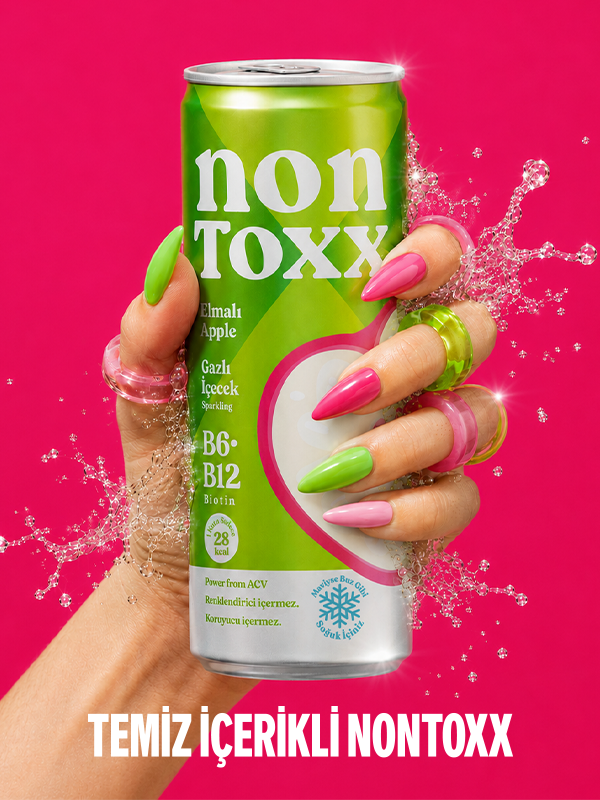Nontoxx Elmalı Gazlı İçecek 250 ML