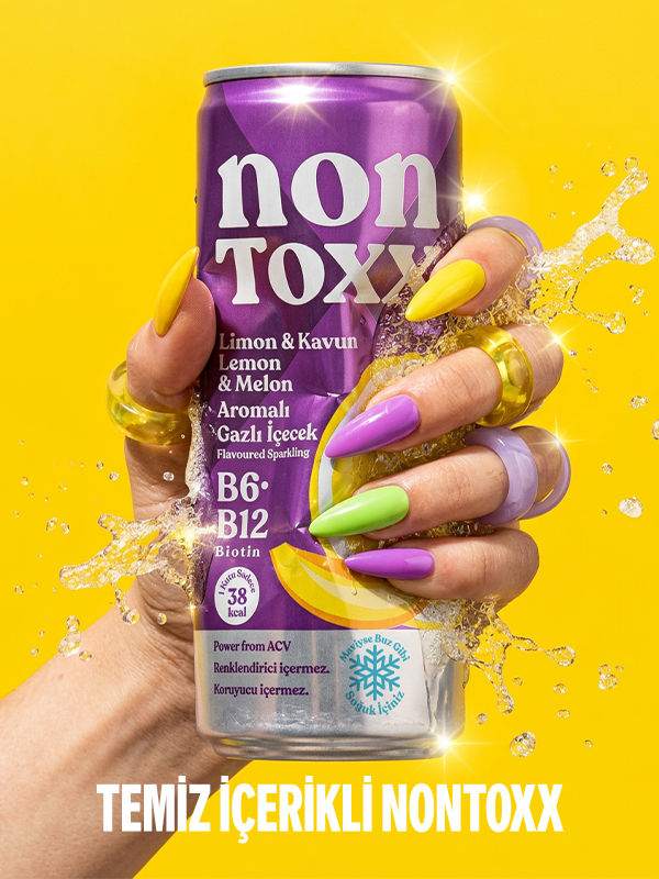 Nontoxx Limon & Kavun Aromalı Gazlı İçecek 250 ML