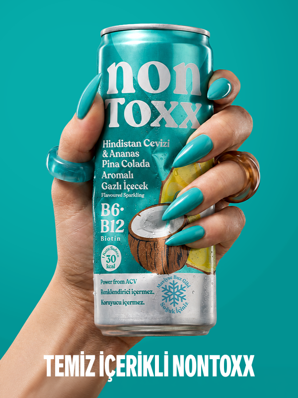 Nontoxx Hindistan Cevizi & Ananas Aromalı Gazlı İçecek 250 ML