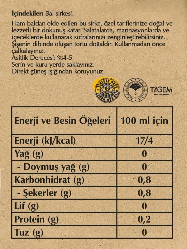 Fersan Detox Bal Sirkesi 490 CC Cam