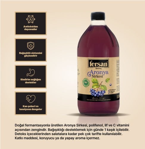 Fersan Detox Aronya Sirkesi 490 CC Cam