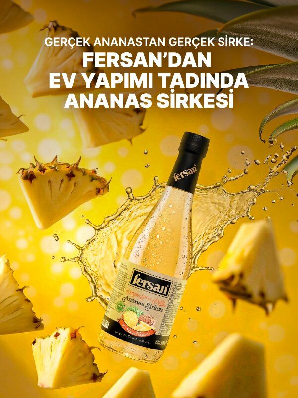Fersan Ananas Sirkesi 500cc Cam x 3 Adet