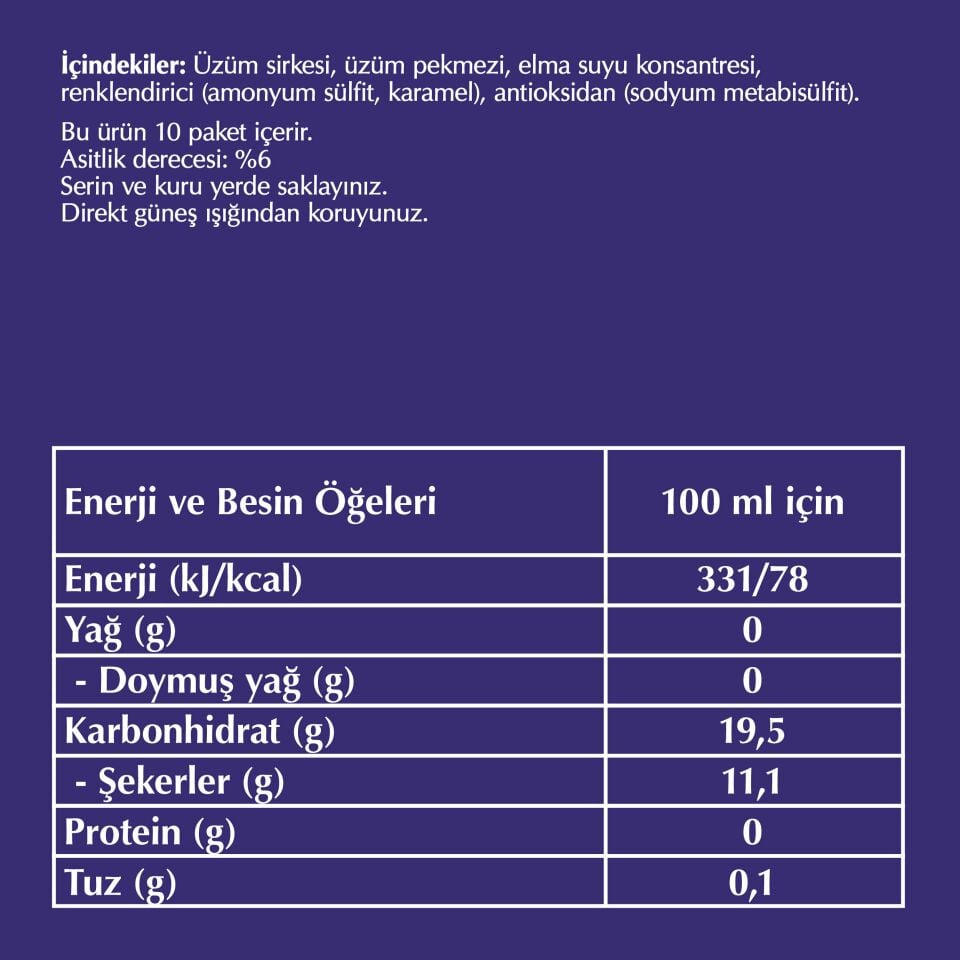 Fersan Balsamik Sirke Doypack 10x10 ml 20'li