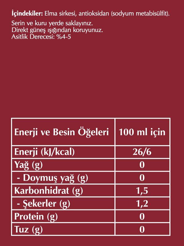 Fersan Elma Sirkesi 2 Lt Pet