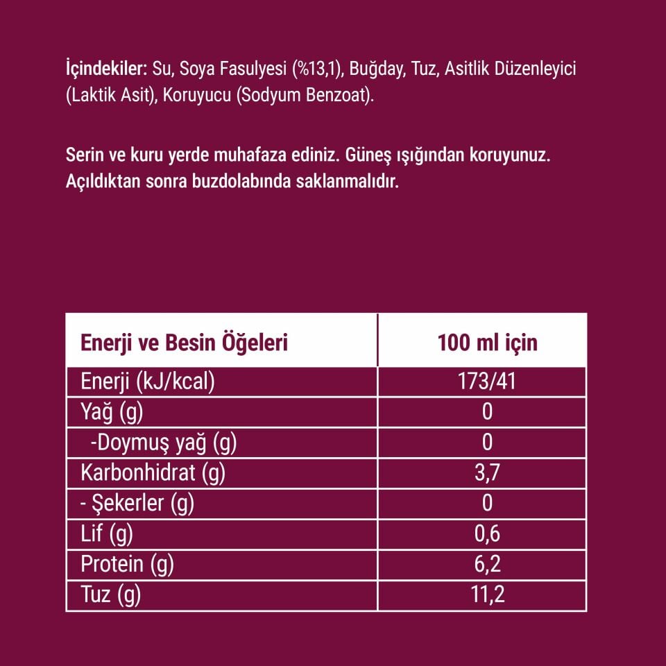 Aiko Tuzu Azaltılmış Soya Sosu 250 CC Cam