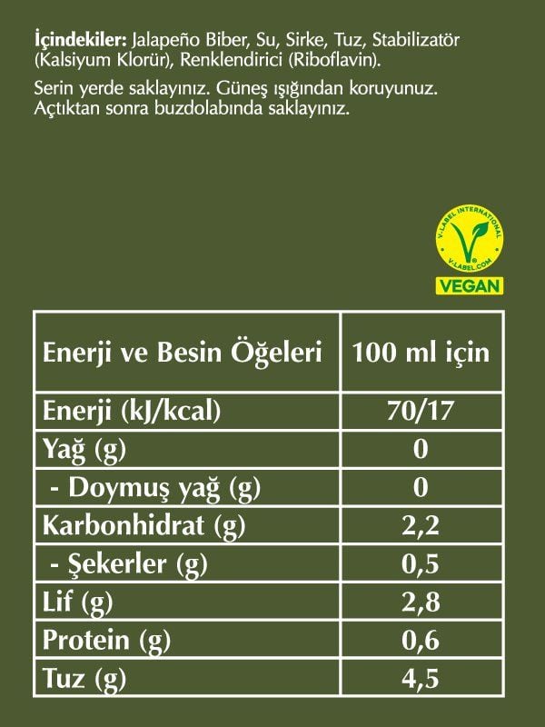 Fersan Jalapeno Biber Turşusu 720 CC