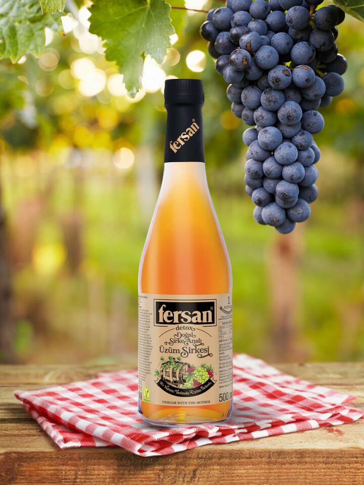Fersan Detox  Sirke Analı Üzüm Sirkesi 500 CC Cam