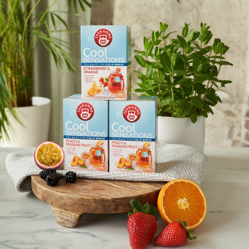 Teekanne Çilek ve Portakal Aromalı Soğuk Bitki Çayı