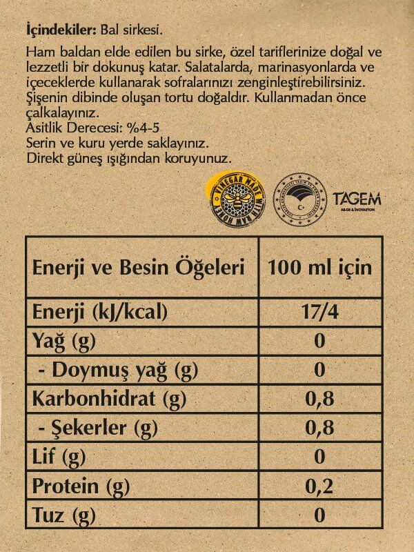 Fersan Detox Bal Sirkesi 490 CC Cam