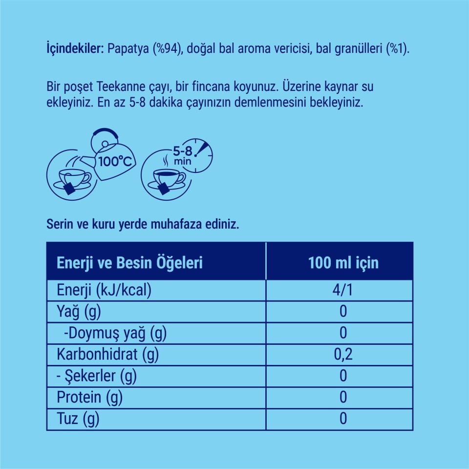 Teekanne Papatya ve Ballı Bitki Çayı