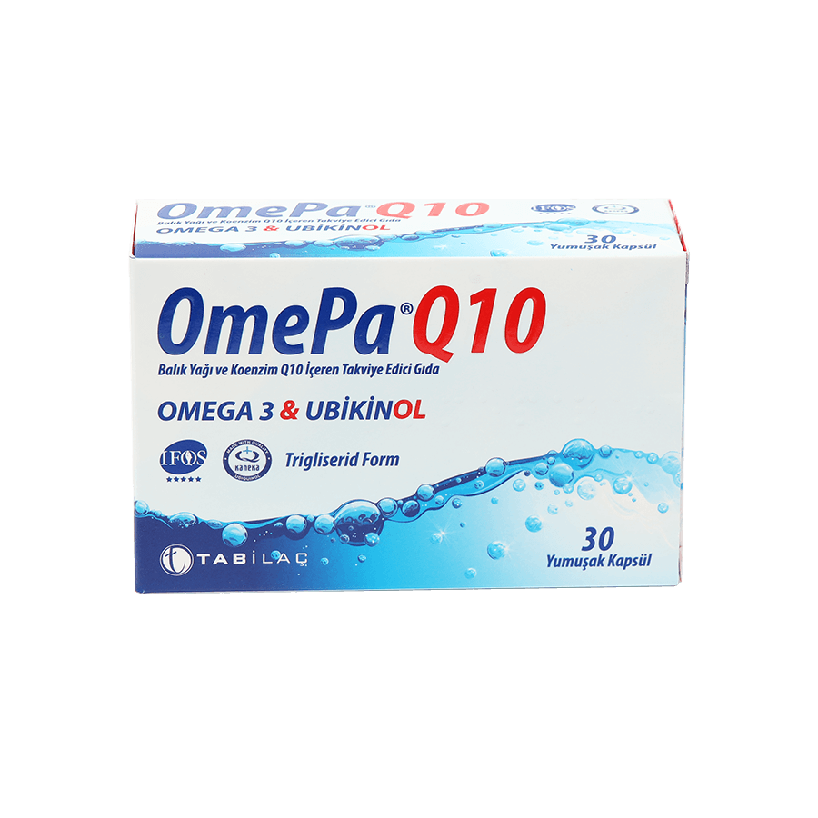 OmePa Q10 Omega-3 & Ubiquinol 30 капсули - (Дата на издаване: 01/2026)