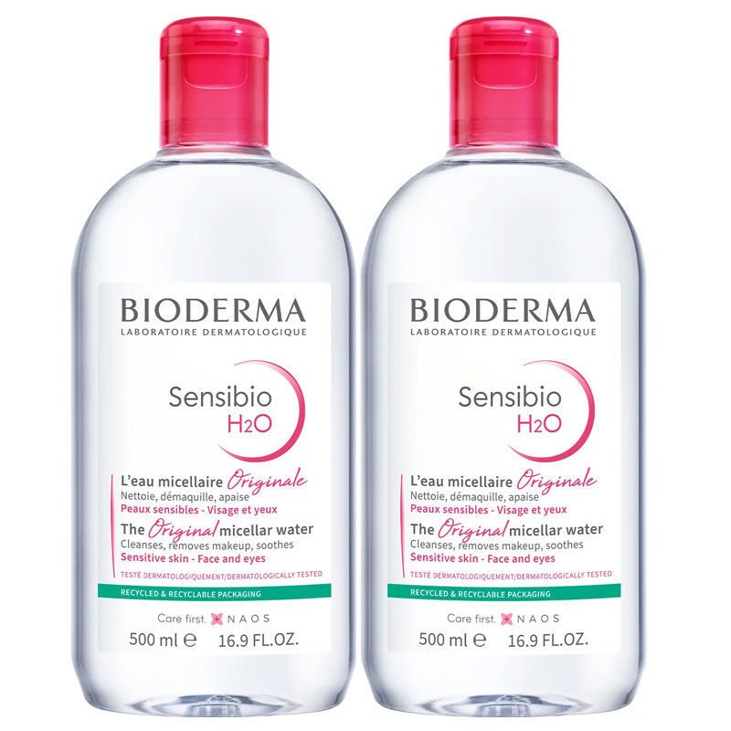 Bioderma Sensibio H2O 500 ml - İkili Paket Özel Fiyat - (SKT: 05/2025)