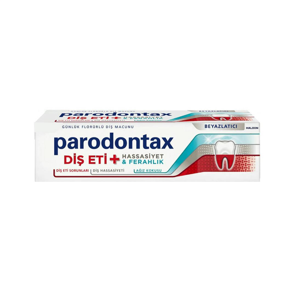 Parodontax Diş Eti Hassasiyet Ferahlık Beyazlatıcı Diş Macunu 75 ml - (SKT: 08/2026)
