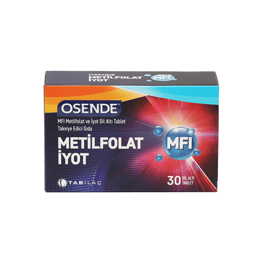 Osende MFI metilfolat i jod 30 tableta - (SKT: 02/2026)