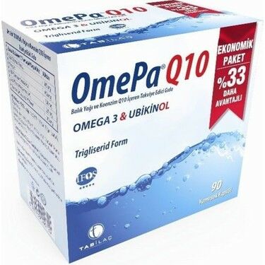 OMEPA Q10 OMEGA-3 & UBIQUINOL 90 CAPSULE - 01/2026