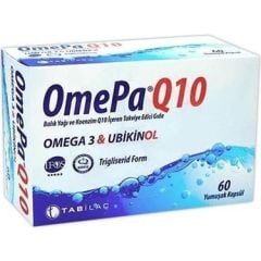 Omepa Q10 Omega-3 & Ubiquinol 60 KapsülL - (SKT: 01/2026)