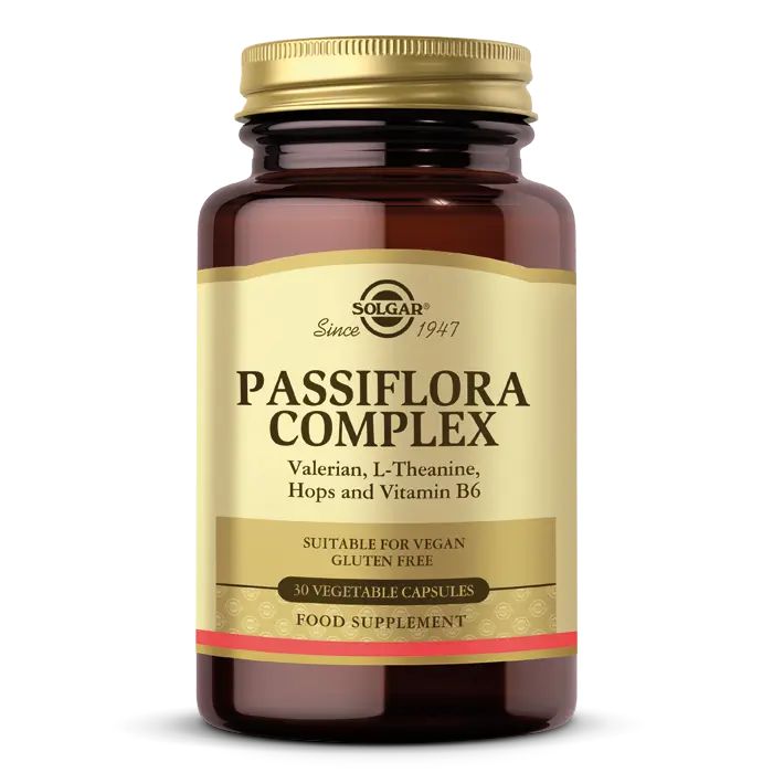 Solgar Passiflora Complex 30 Kapsül - (SKT: 02/2026)