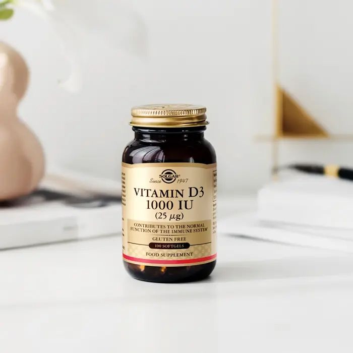 Solgar Vitamin D3 1000IU 100 Kapsül - (SKT: 09/2026)