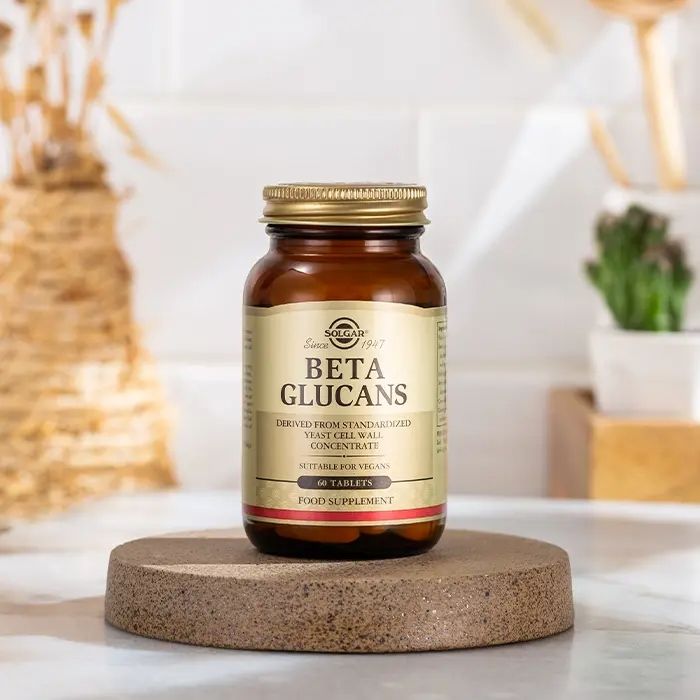 SOLGAR BETA GLUCANS 60 TABLETS - 10/2026
