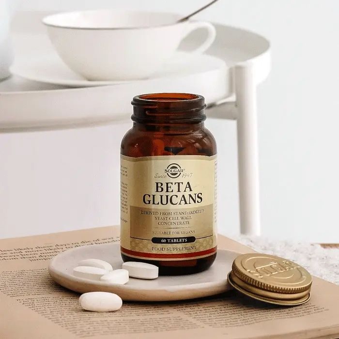 SOLGAR BETA GLUCANS 60 TABLETS - 10/2026
