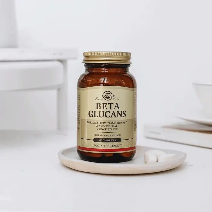 SOLGAR BETA GLUCANS 60 TABLETS - 10/2026