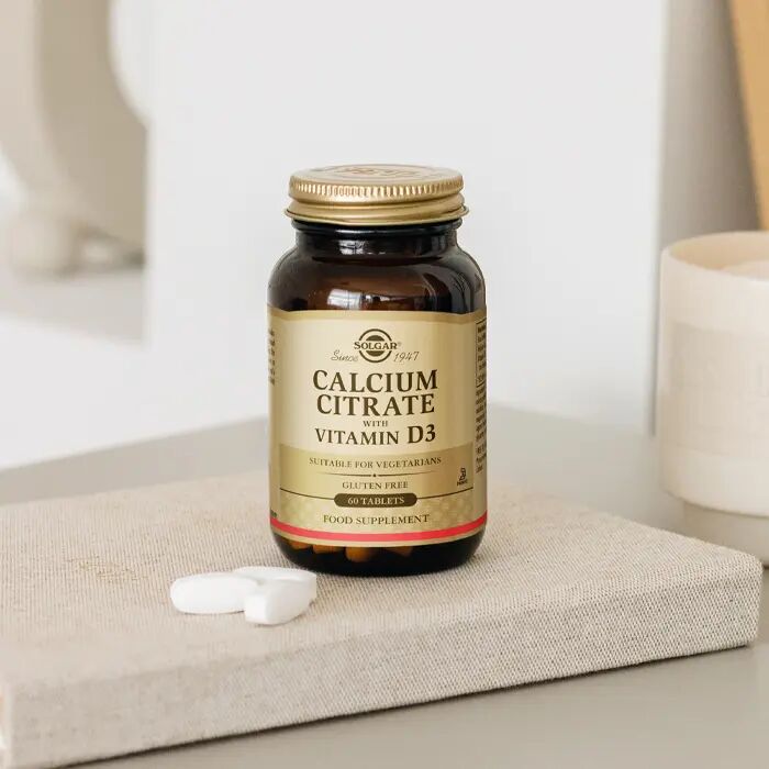 Solgar Calcium Citrate With Vitamin D3 60 Tablet - (SKT: 02/2027)